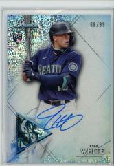 Evan White [Speckle Refractor] Baseball Cards 2021 Bowman Sterling Rookie Autographs Prices
