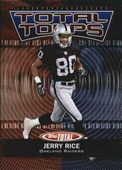 Jerry Rice #TT14 Football Cards 2003 Topps Total Total Topps Prices