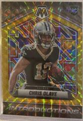 Chris Olave [Gold] #I-7 Football Cards 2022 Panini Mosaic Introductions Prices