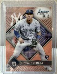 Oswald Peraza [Rose Gold] Baseball Cards 2023 Bowman Sterling Tek Prices