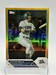 Austin Wells [Gold] #PD-10 Baseball Cards 2023 Topps Pro Debut Prices