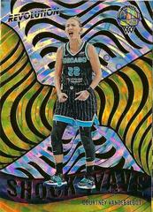 Courtney Vandersloot [Fractal] Basketball Cards 2022 Panini Revolution WNBA Shock Wave Prices