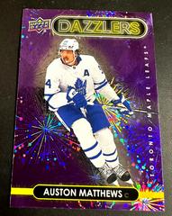 Auston Matthews [Purple] #DZ-93 Hockey Cards 2021 Upper Deck Dazzlers Prices
