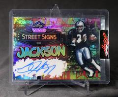 Bo Jackson #SS-BJ1 Football Cards 2023 Leaf Vivid Autographs Street Signs Prices