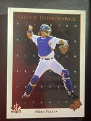 Mike Piazza [Titanium] #SD40 Baseball Cards 1998 SP Authentic Sheer Dominance Prices