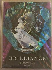 Brooks Lee [Purple Wave] #BR-BL Baseball Cards 2022 Panini Prizm Draft Picks Brilliance Prices