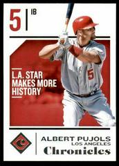 Albert Pujols #51 Baseball Cards 2018 Panini Chronicles Prices