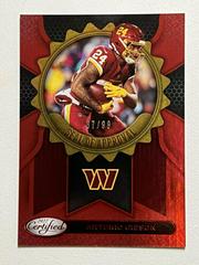 Antonio Gibson [Red] #5 Football Cards 2022 Panini Certified Seal of Approval Prices