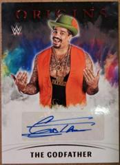 The Godfather [Red] Wrestling Cards 2022 Panini Chronicles WWE Origins Autographs Prices