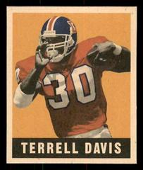 Terrell Davis [Promo] Football Cards 1997 Leaf Reproductions Prices