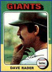 Dave Rader Baseball Cards 1975 Topps Mini Prices