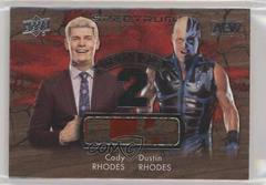 Cody Rhodes, Dustin Rhodes Wrestling Cards 2021 Upper Deck AEW Spectrum Table for 2 Relics Prices