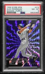 Alex Rodriguez [Season Purple] Baseball Cards 1998 Pinnacle Epix Prices