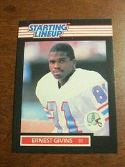 Ernest Givins Football Cards 1989 Kenner Starting Lineup Prices