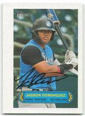 Jasson Dominguez Baseball Cards 2022 Topps Heritage Minor League 1973 Pin Up Prices