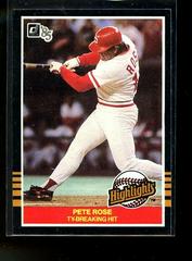 Pete Rose Baseball Cards 1985 Donruss Highlights Prices