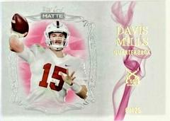 Davis Mills [Smoking Guns Pink] #MSG-9 Football Cards 2021 Wild Card Matte Prices