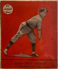 Jack Kramer [Red Background] #14 Baseball Cards 1941 Goudey Prices