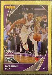 De'Aaron Fox [Gold] #21 Basketball Cards 2020 Panini NBA Card Collection Prices