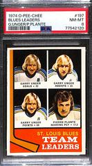 Blues Leaders [G. Unger, P. Plante] #197 Hockey Cards 1974 O-Pee-Chee Prices