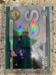 Orlando Arcia [Green Refractor] #PPA-OA Baseball Cards 2016 Bowman Chrome Prime Position Autograph Prices