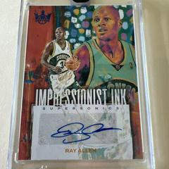 Ray Allen #6 Basketball Cards 2023 Panini Court Kings Impressionist Ink Prices