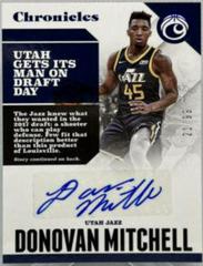 Donovan Mitchell [Blue] Basketball Cards 2017 Panini Chronicles Autographs Prices