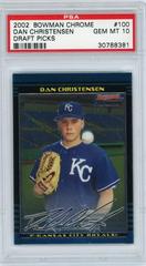 Dan Christensen Baseball Cards 2002 Bowman Chrome Draft Picks Prices