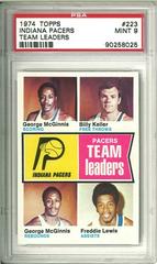Indiana Pacers Team Leaders #223 Basketball Cards 1974 Topps Prices