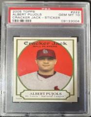 Albert Pujols [Sticker] Baseball Cards 2005 Topps Cracker Jack Prices