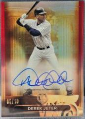 Derek Jeter [Red] #PTGA-DJ Baseball Cards 2024 Topps Tribute Pillars of the Game Autograph Prices