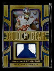 Wan'Dale Robinson [Sapphire] #GG-WDR Football Cards 2023 Panini Gold Standard Gear Prices