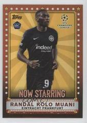 Randal Kolo Muani [Orange] #NS-10 Soccer Cards 2022 Topps UEFA Club Competitions Now Starring Prices