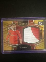 Casemiro [Gold] Soccer Cards 2022 Panini Select Premier League Jumbo Swatches Prices