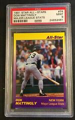 Don Mattingly [Major League Stats] #74 Baseball Cards 1991 Star All Stars Prices