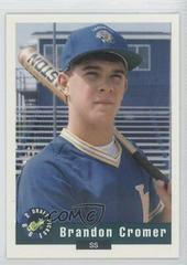 Brandon Cromer Baseball Cards 1992 Classic Draft Picks Prices