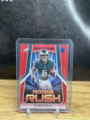 DeVonta Smith [Red and Blue] #RR6 Football Cards 2021 Panini Rookies and Stars Rush Prices