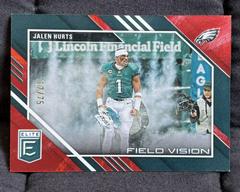 Jalen Hurts [Red] #FV-2 Football Cards 2023 Panini Donruss Elite Field Vision Prices