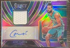 Cody Martin [Purple] #CMT Basketball Cards 2019 Panini Select Rookie Jersey Autographs Prices