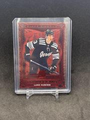 Luke Hughes [Red] #BDB-LH Hockey Cards 2023 Upper Deck Black Diamond Prices