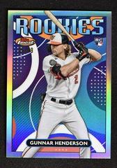 Gunnar Henderson [Refractor] #FRD-9 Baseball Cards 2023 Topps Finest Rookies Design Variation Prices