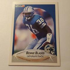 Bennie Blades #277 Football Cards 1990 Fleer Prices