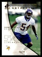 Dontarrious Thomas [Gold] Football Cards 2004 SP Authentic Prices