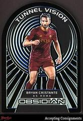 Bryan Cristante [Blue] #2 Soccer Cards 2022 Panini Obsidian Tunnel Vision Prices