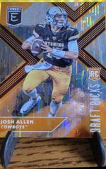 Josh Allen [Aspirations Orange] #103 Football Cards 2018 Panini Elite Draft Picks Prices