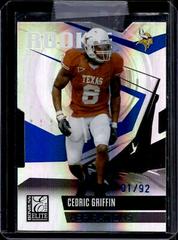Cedric Griffin [Aspirations] #122 Football Cards 2006 Panini Donruss Elite Prices