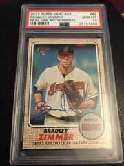 Bradley Zimmer Baseball Cards 2017 Topps Heritage Real One Autographs Prices