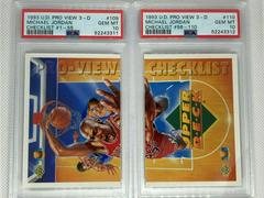 Michael Jordan [Checklist] #109 Basketball Cards 1993 Upper Deck Pro View 3-D Prices