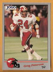 Greg Peterson #28 Football Cards 1992 Jogo CFL Prices
