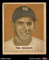 Phil Rizzuto [Name on Front] Baseball Cards 1949 Bowman Prices